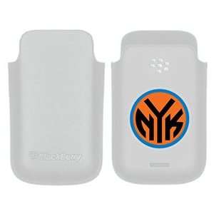 New York Knicks NYK on BlackBerry Leather Pocket Case 