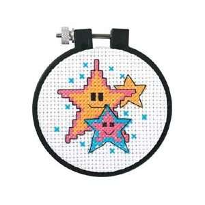  Star Pair Counted Cross Stitch Kit