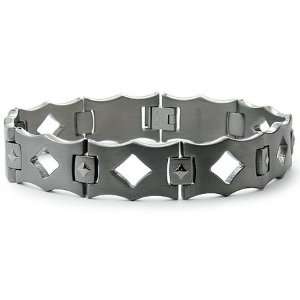  Titanium ID Link Bracelet 8.75in Jewelry