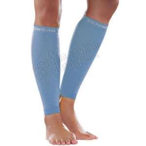  Zensah Compression Leg Sleeves in Carolina Blue Health 