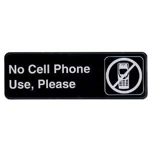   S39 31BK No Cell Phone Use, Please Sign 