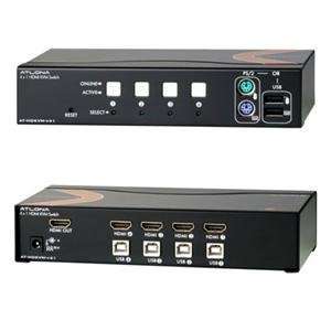  NEW 4x1 HDMI KVM Switch (Peripheral Sharing) Office 