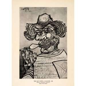  1940 Print Pablo Picasso Modern Abstract Art Creepy 