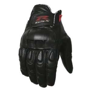 Joe Rocket Suzuki Vertical Mens Motorcycle Gloves Black/Black Extra 