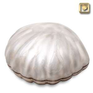  Shell Small Keepsake Urn for Ashes in Pearl Patio, Lawn & Garden