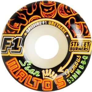  Spitfire Malto Fire It Up 53mm Streetburner Skateboard Wheels 