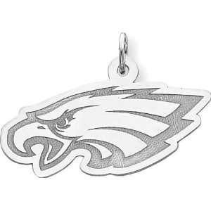    Sterling Silver NFL Philadelphia Eagles Logo Charm Jewelry