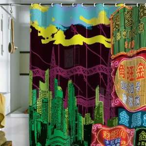  Shower Curtain Hong Kong Trial (by DENY Designs)