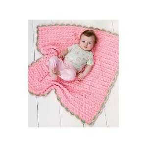   Heart Cuddle & Coo Blanket Crochet Afghan Kit Arts, Crafts & Sewing
