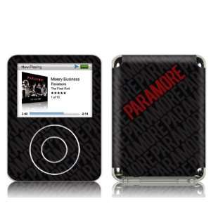  iPod Nano  3rd Gen  Paramore  Logo Skin  Players & Accessories