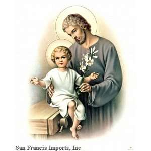   . Joseph Italian Print with Free St. Peter Postcard