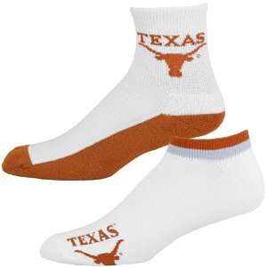   Texas Longhorns White Focal Orange Two Pack Socks