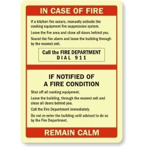  Upon Hearing Of Fire Condition, Call The Fire Department 