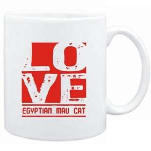  Mug White  LOVE Egyptian Mau  Cats