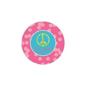  personalized peace sign plate