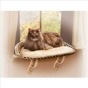   3097 Kitty Sill Deluxe Bolster Cat Bed in Tan