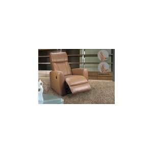   Motorized Taupe Leather Recliner by Coaster   600242M
