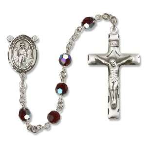  Our Lady of Knock Garnet Rosary Jewelry