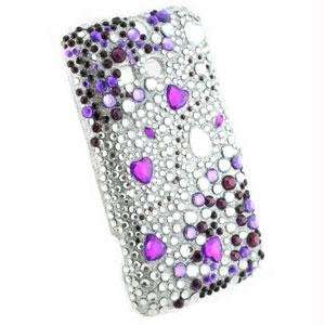 Flower Jewel Snap On Cover for Cal Comp MSGM8 II A310 [Wireless Phone 