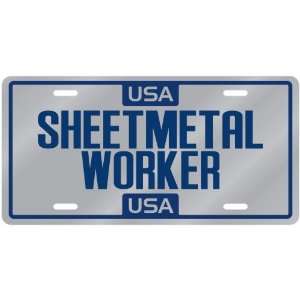 New  Usa Sheetmetal Worker  License Plate Occupations  