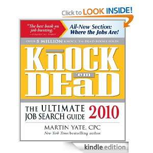 Knock em Dead 2010 The Ultimate Job Search Guide Martin Yate 