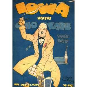   Program Cover Art   OHIO STATE (H) VS IOWA 1923 AT OHIO STATE Sports