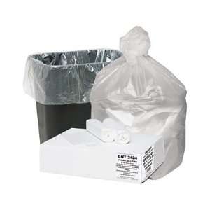  High Density Waste Can Liners, 7 10 gal, 5 mic, 24 x 23 
