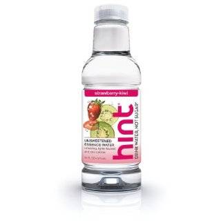 Hint Premium Essence Water, Strawberry Kiwi, 16 Ounce Bottles (Pack of 