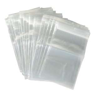 Petedge Reclosable Plastic Bags, 100 Pack
