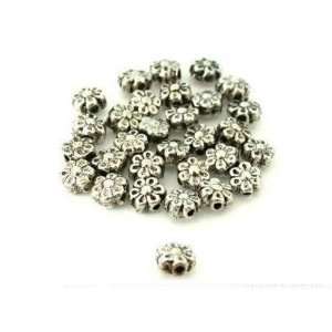  30 Flower Spacer Bali Beads Bracelet Necklace Parts