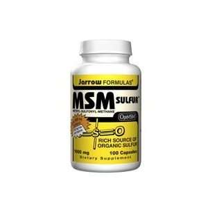  Jarrow Formulas   Msm Sulfur, 750 mg, 100 capsules Health 