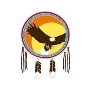  Native Visions Window Transparencies   Flying Eagle 