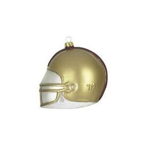  Boston College Eagles NCAA Glass Football Helmet Ornament 
