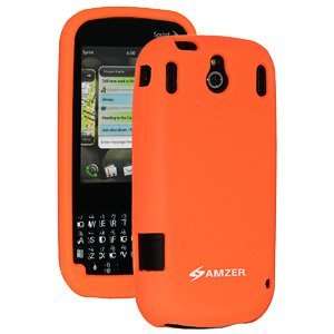  New Amzer Silicone Skin Jelly Case   Orange For Palm Pixi Palm Pixi 
