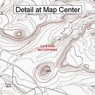  USGS Topographic Quadrangle Map   Long Point, Texas 