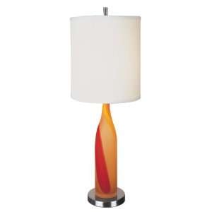  Trend Lighting TT1308 Sherbert Table Lamp, Brushed Steel 