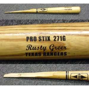   Used Easton Texas Rangers Bat Barrel   Game Used MLB Bats Sports