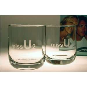 Miss U / Miss U 2 Set Of 4 Room Tumbler Glasses  Kitchen 