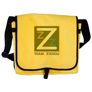  Zissou with Intern Back Funny Messenger Bag by  