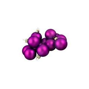  Club Pack of 48 Matte Purple Excitement Glass Ball 