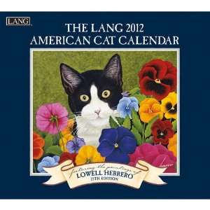   Lang Lowell Herrero American Cat Wall Calendar 2012