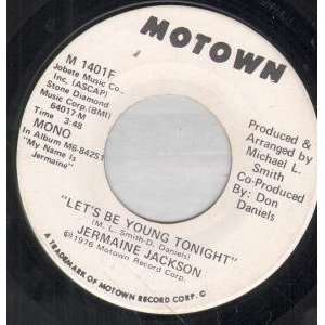  LETS BE YOUNG TONIGHT 7 INCH (7 VINYL 45) US MOTOWN 