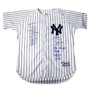  David Justice New York Yankees Team Signed Jersey with 17 