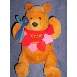    Disney Winnie the Pooh I Love You Hearts 12 Plush 