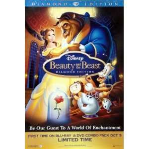  Beauty and the Beast Diamond Edition Movie Poster 27 X 40 