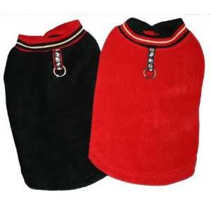  Red Fleece Shirt for Dogs   Large