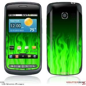 LG Vortex Skin   Fire Green by WraptorSkinz