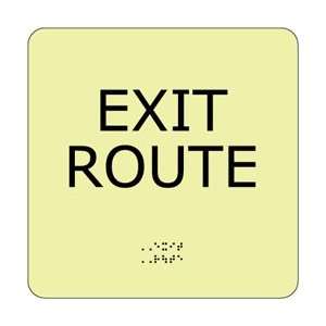 GADA6 to 104BK   Exit Route, 8 X 8, Glow ADA  Industrial 