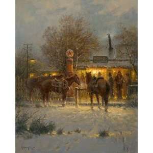  G Harvey Hard Tack And Mail Giclee On Canvas Signed And 