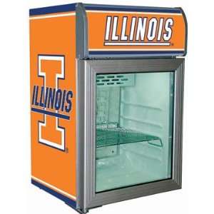  Illinois Fightin Illini 8ft Glass Door Refrigerator from 
